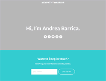 Tablet Screenshot of andreabarrica.com